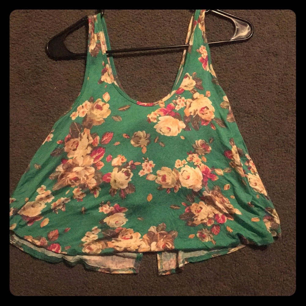 Flower print tank top